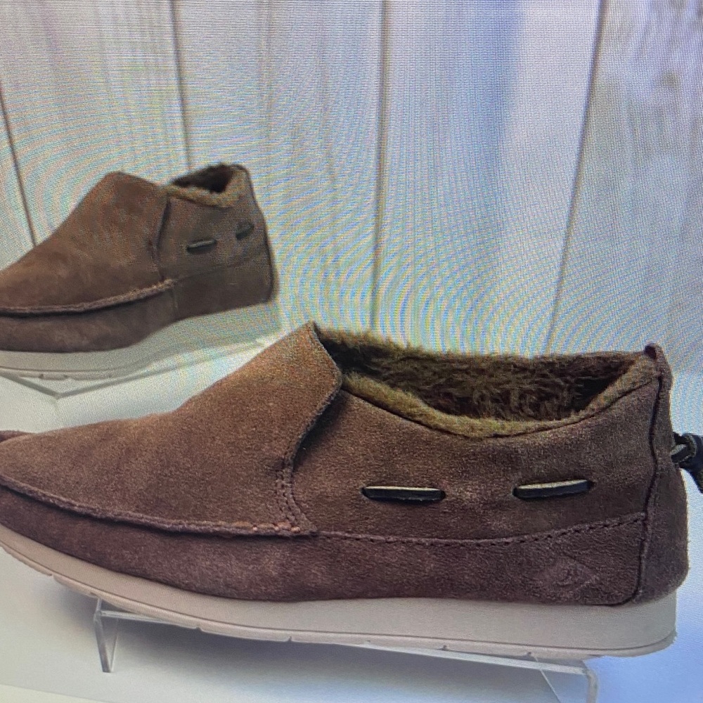 Sperry Men's Brown Suede Plush-Lined Slip-On Loafer